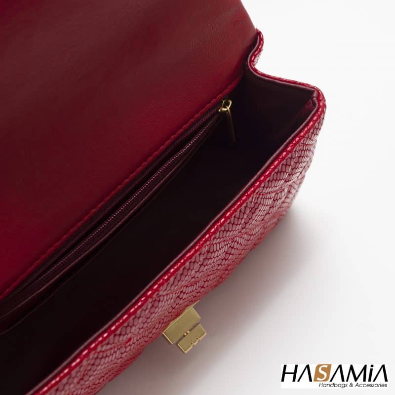 Túi da thật xách tay và đeo chéo cao cấp tới từ Thương Hiệu Hasamia -HF1096L